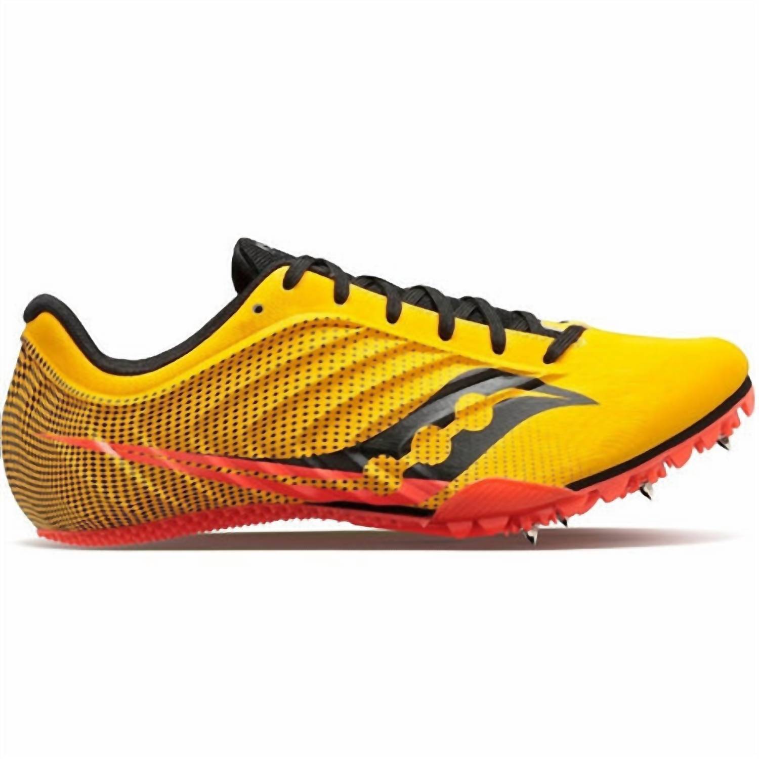 New Saucony Women's Spitfire 5 Spike Shoe In Vizigold/Vizired